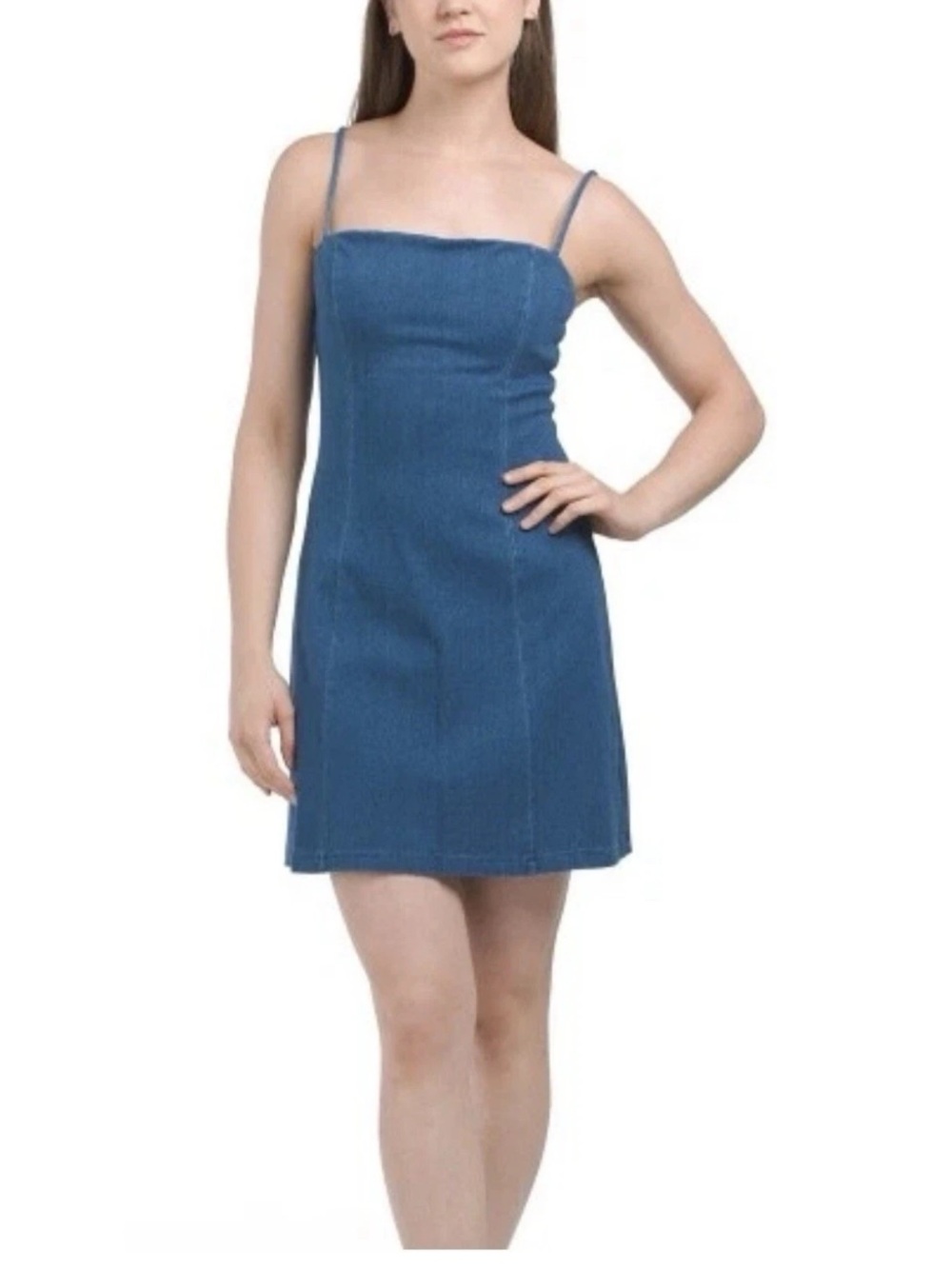 Susana Monaco Blue Midi Dress Sz S NWT - Picture 2 of 6